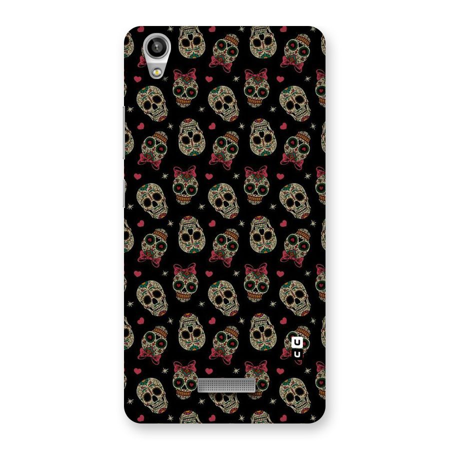 Skull Pattern Back Case for Lava-Pixel-V1