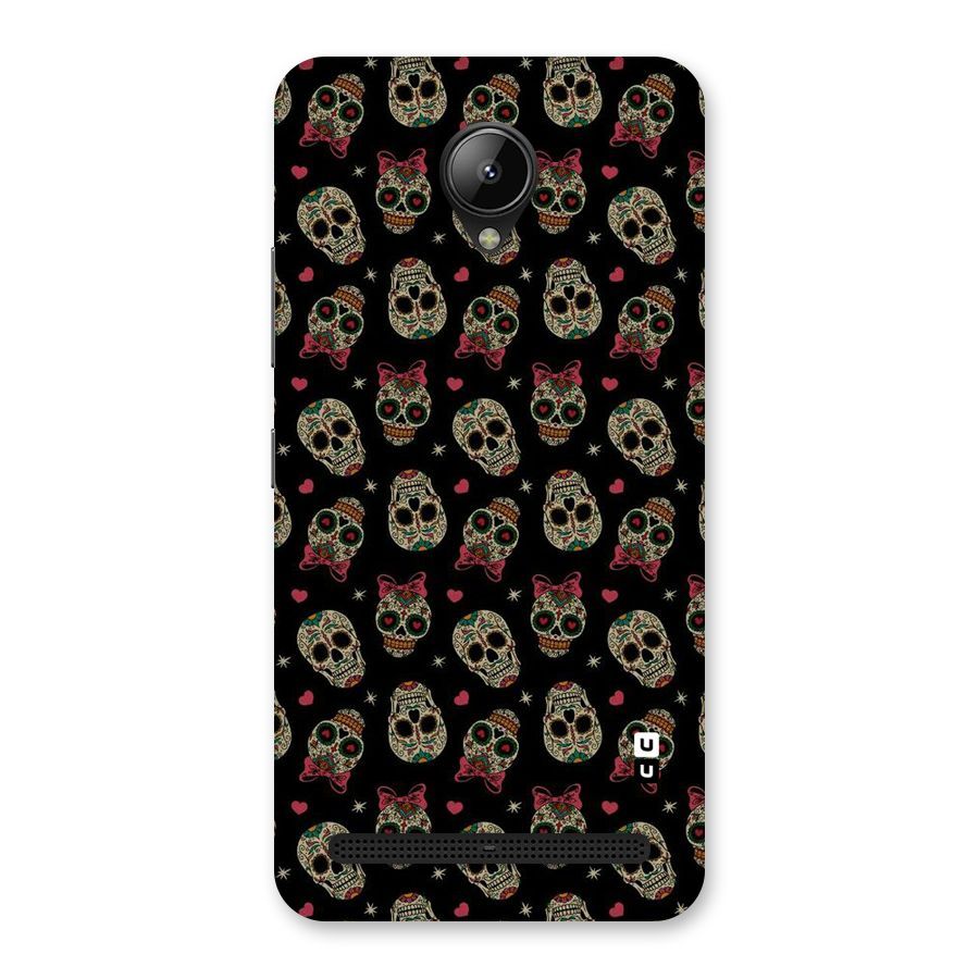 Skull Pattern Back Case for Lenovo C2