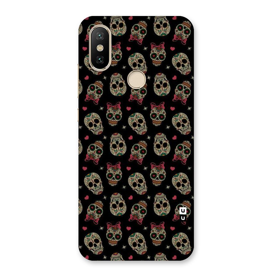 Skull Pattern Back Case for Mi A2
