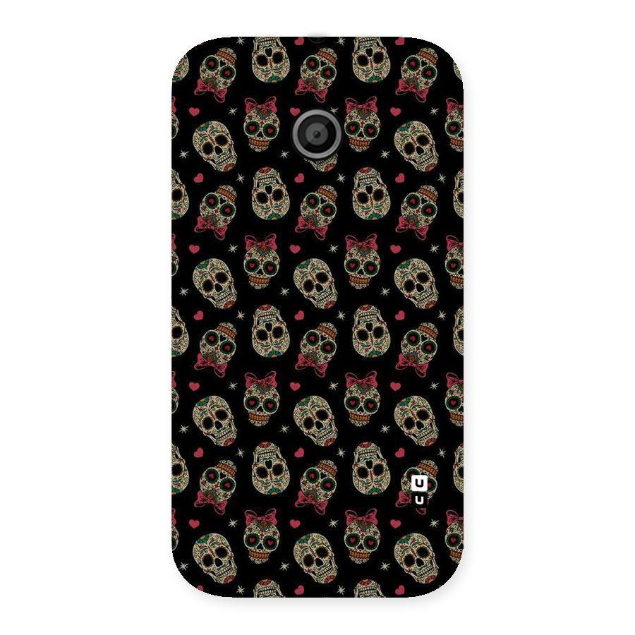 Skull Pattern Back Case for Moto E