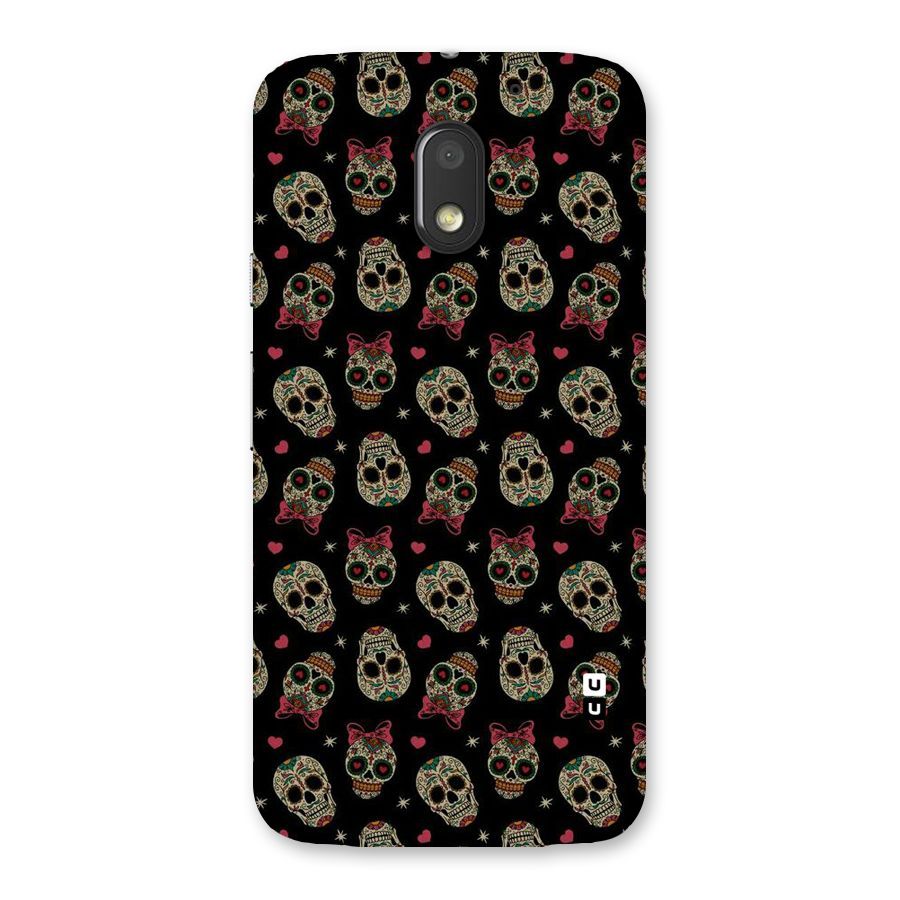 Skull Pattern Back Case for Moto E3 Power