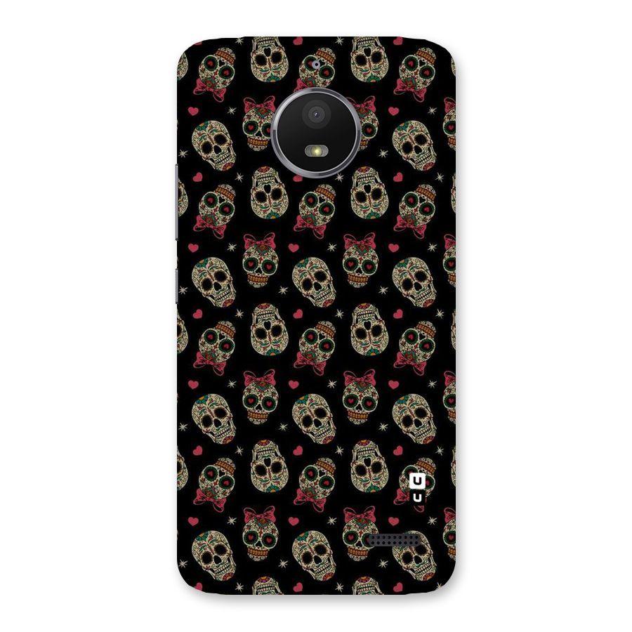 Skull Pattern Back Case for Moto E4
