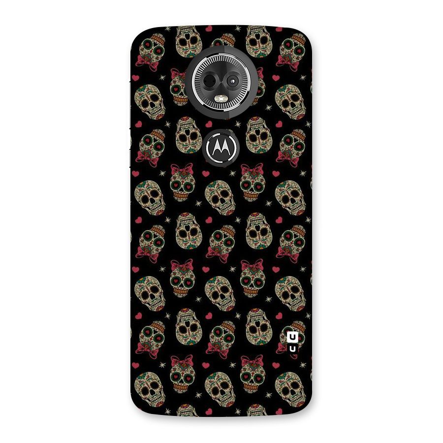 Skull Pattern Back Case for Moto E5 Plus