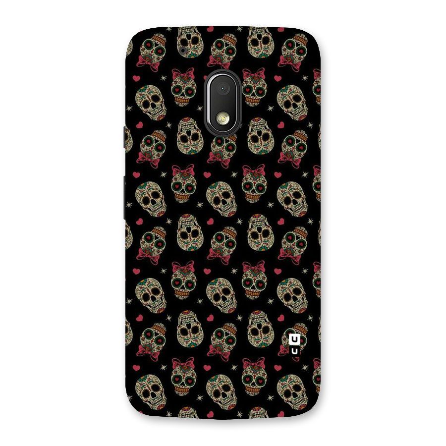 Skull Pattern Back Case for Moto G4 Play