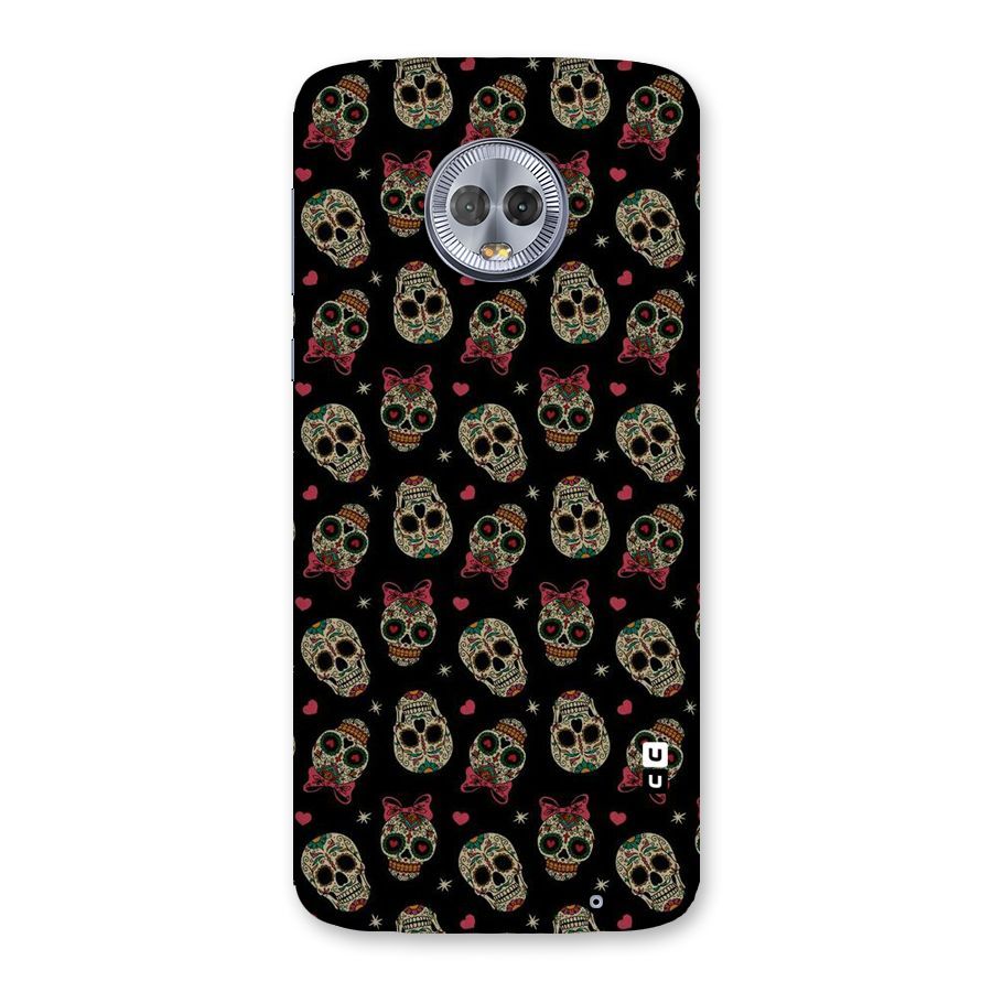 Skull Pattern Back Case for Moto G6 Plus