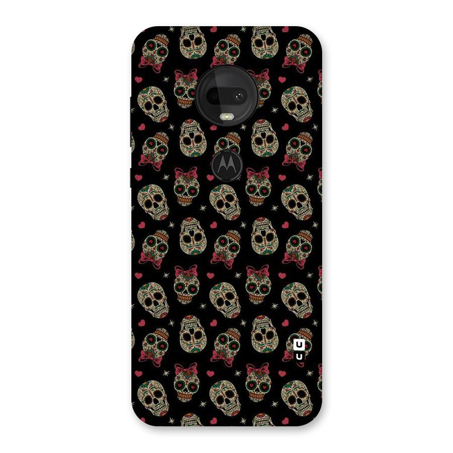 Skull Pattern Back Case for Moto G7