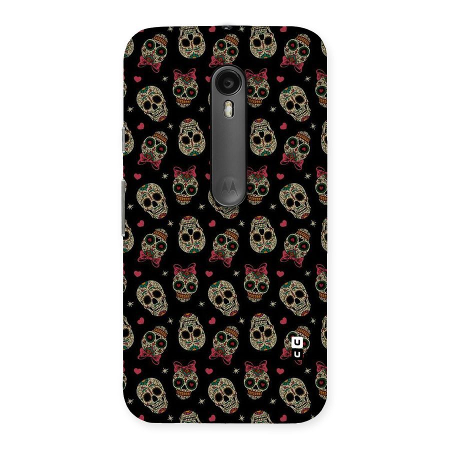 Skull Pattern Back Case for Moto G Turbo