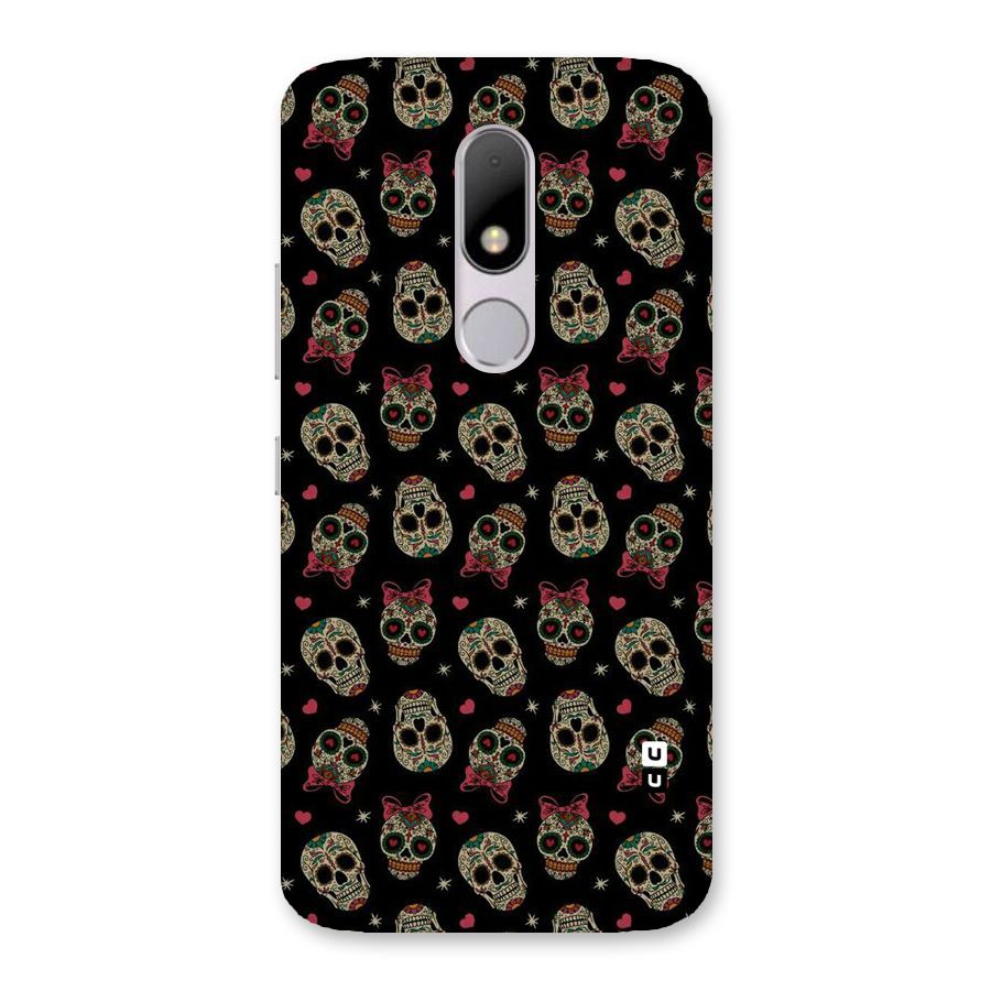 Skull Pattern Back Case for Moto M