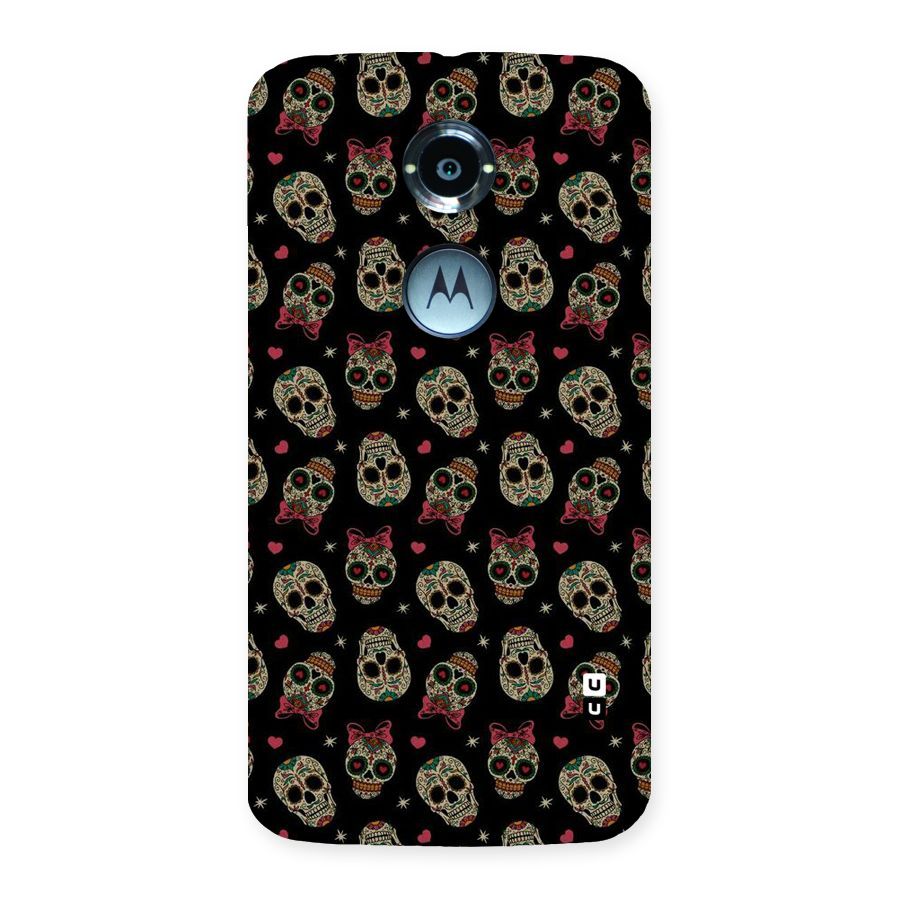 Skull Pattern Back Case for Moto X 2nd Gen