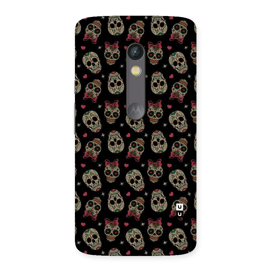 Skull Pattern Back Case for Moto X Play