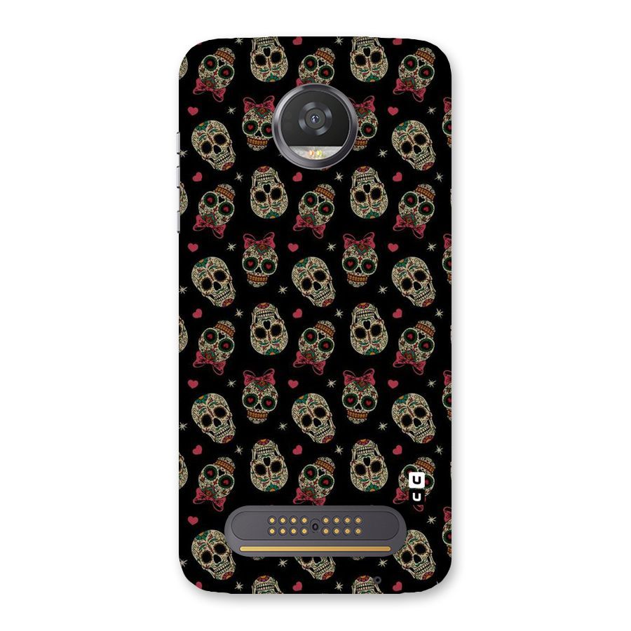 Skull Pattern Back Case for Moto Z2 Play
