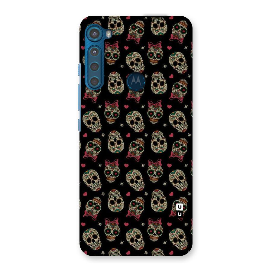 Skull Pattern Back Case for Motorola One Fusion Plus