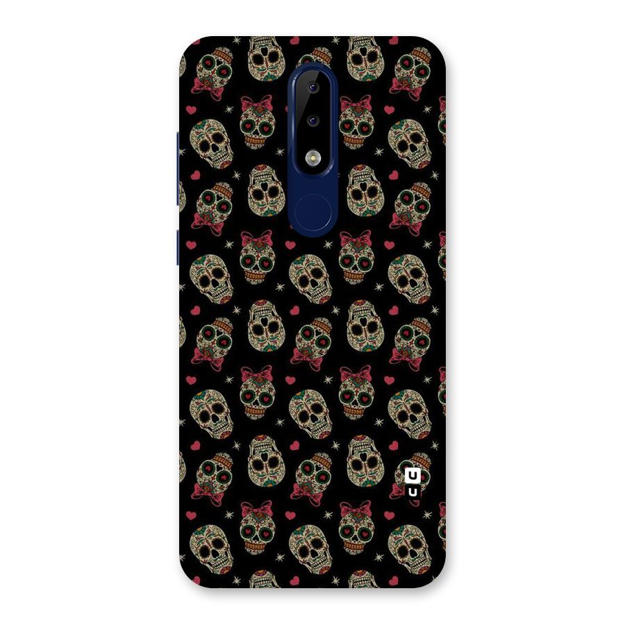 Skull Pattern Back Case for Nokia 5.1 Plus
