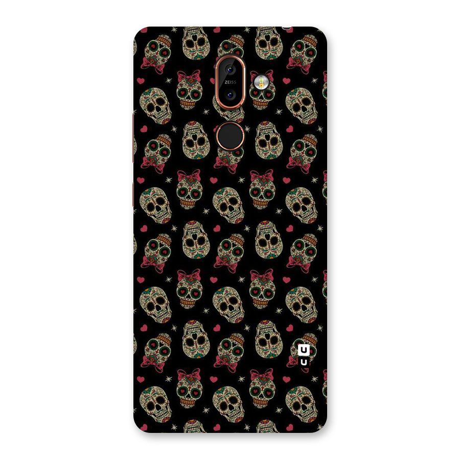Skull Pattern Back Case for Nokia 7 Plus