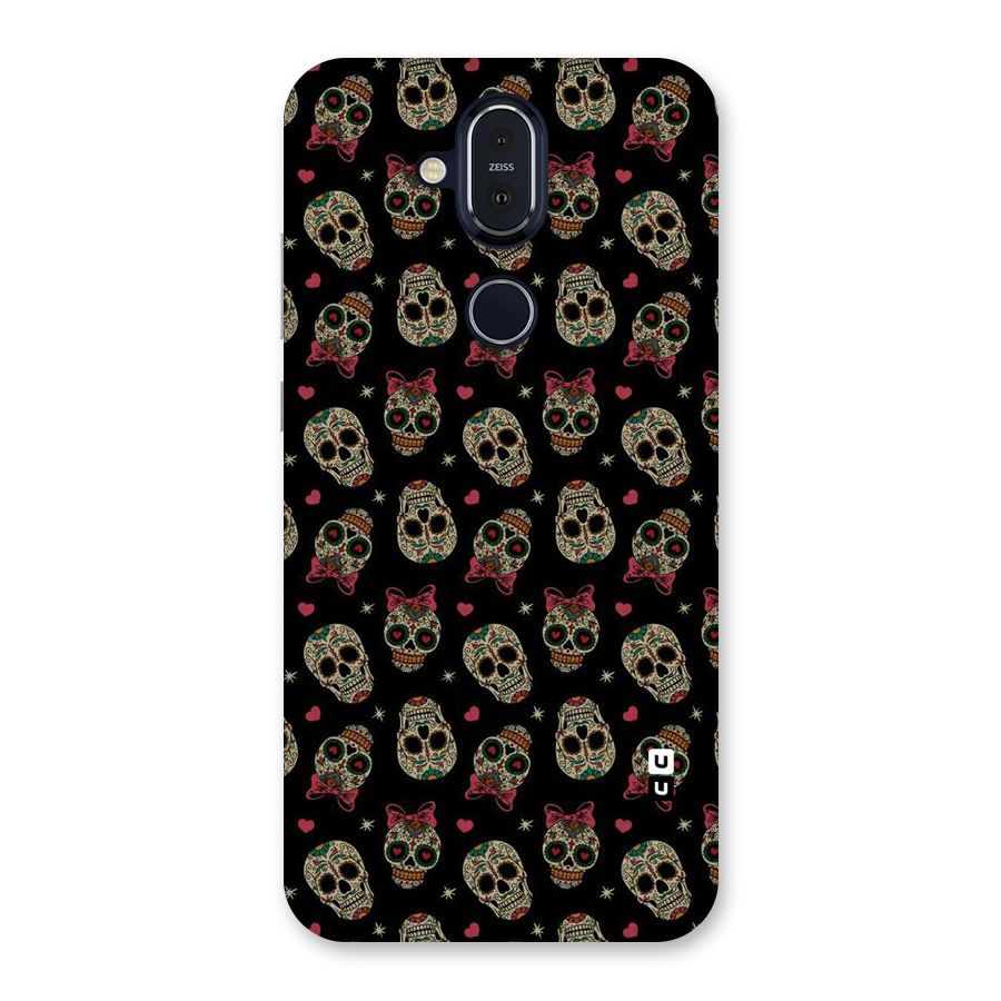 Skull Pattern Back Case for Nokia 8.1