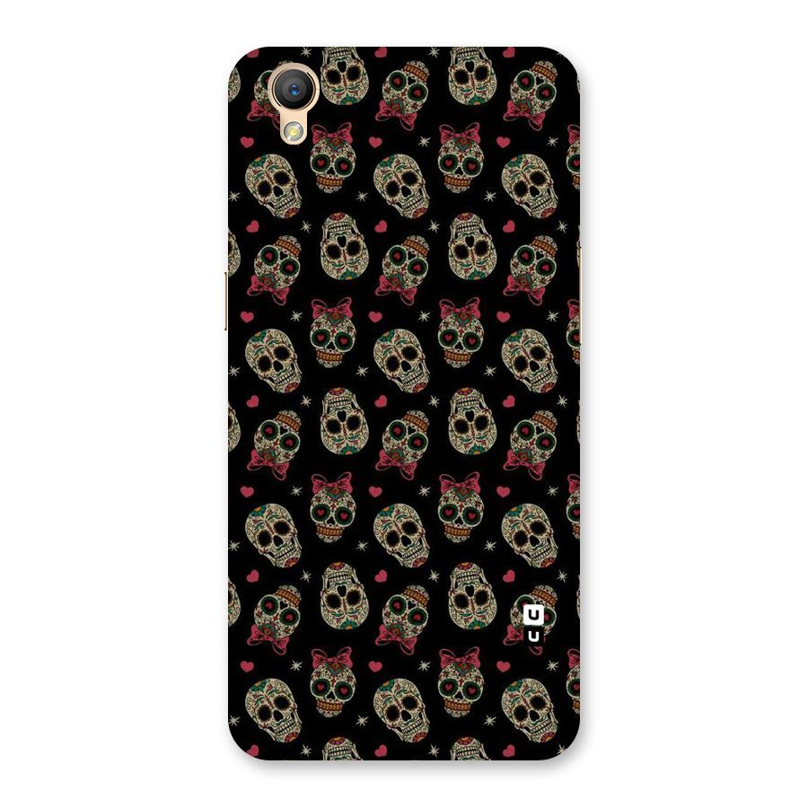 Skull Pattern Back Case for Oppo A37