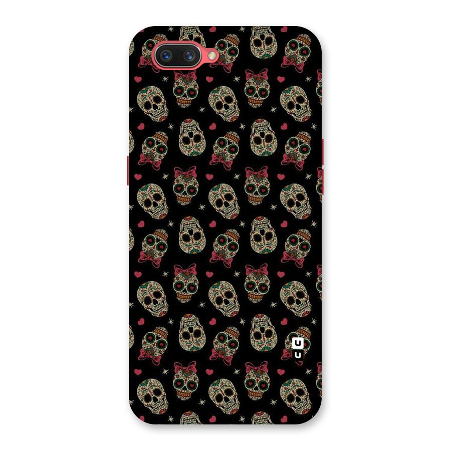 Skull Pattern Back Case for Oppo A3s