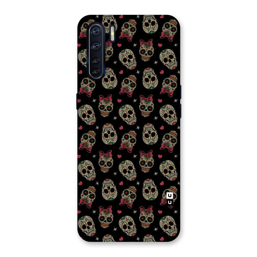 Skull Pattern Back Case for Oppo F15