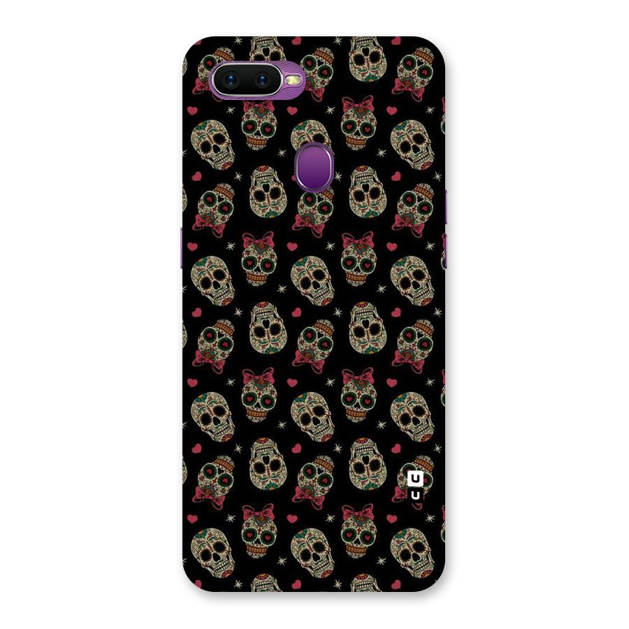 Skull Pattern Back Case for Oppo F9