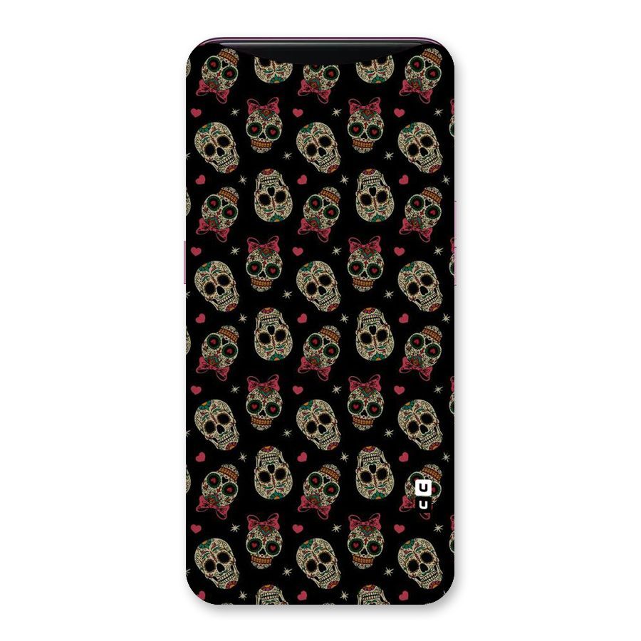 Skull Pattern Back Case for Oppo Find X