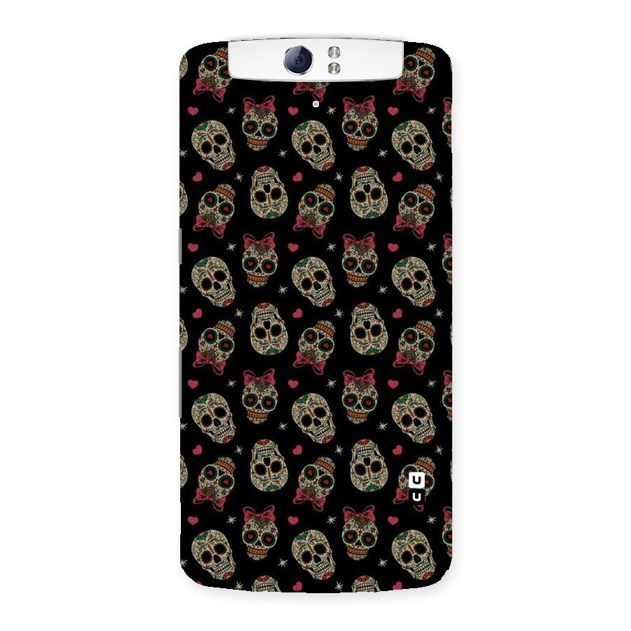 Skull Pattern Back Case for Oppo N1