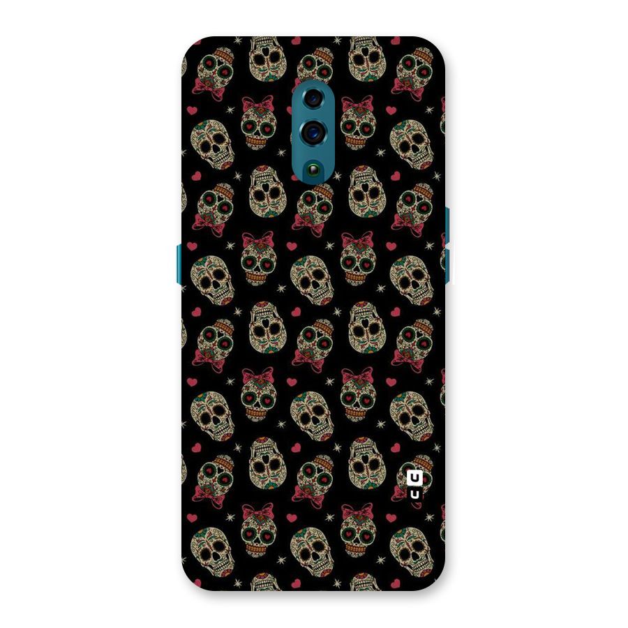 Skull Pattern Back Case for Oppo Reno