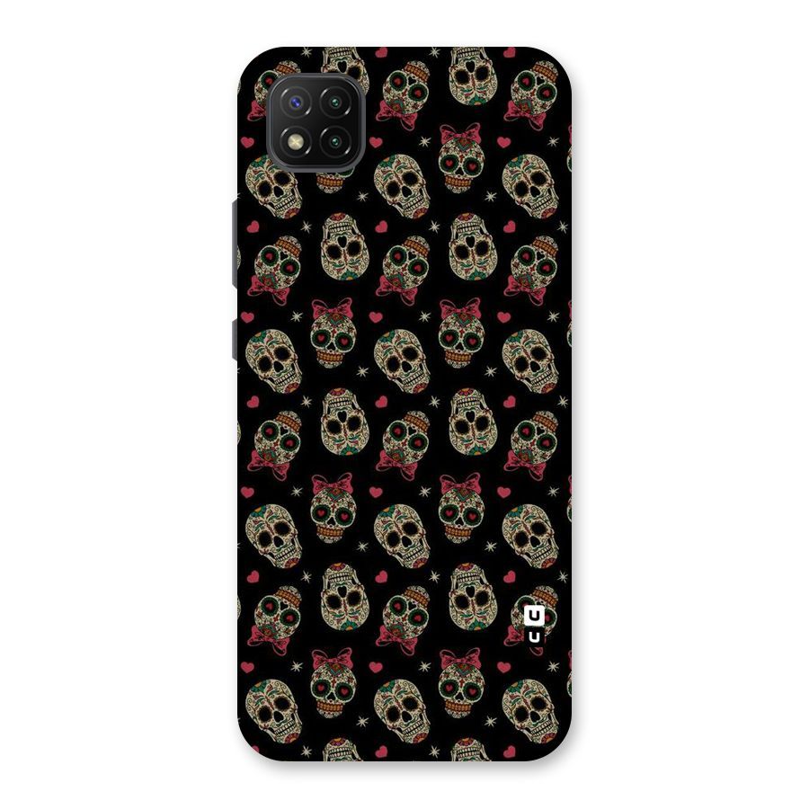 Skull Pattern Back Case for Poco C3