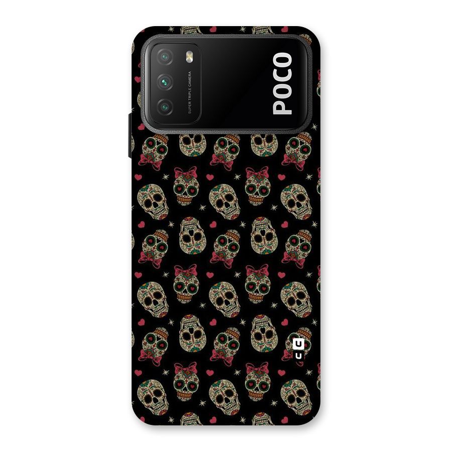 Skull Pattern Back Case for Poco M3