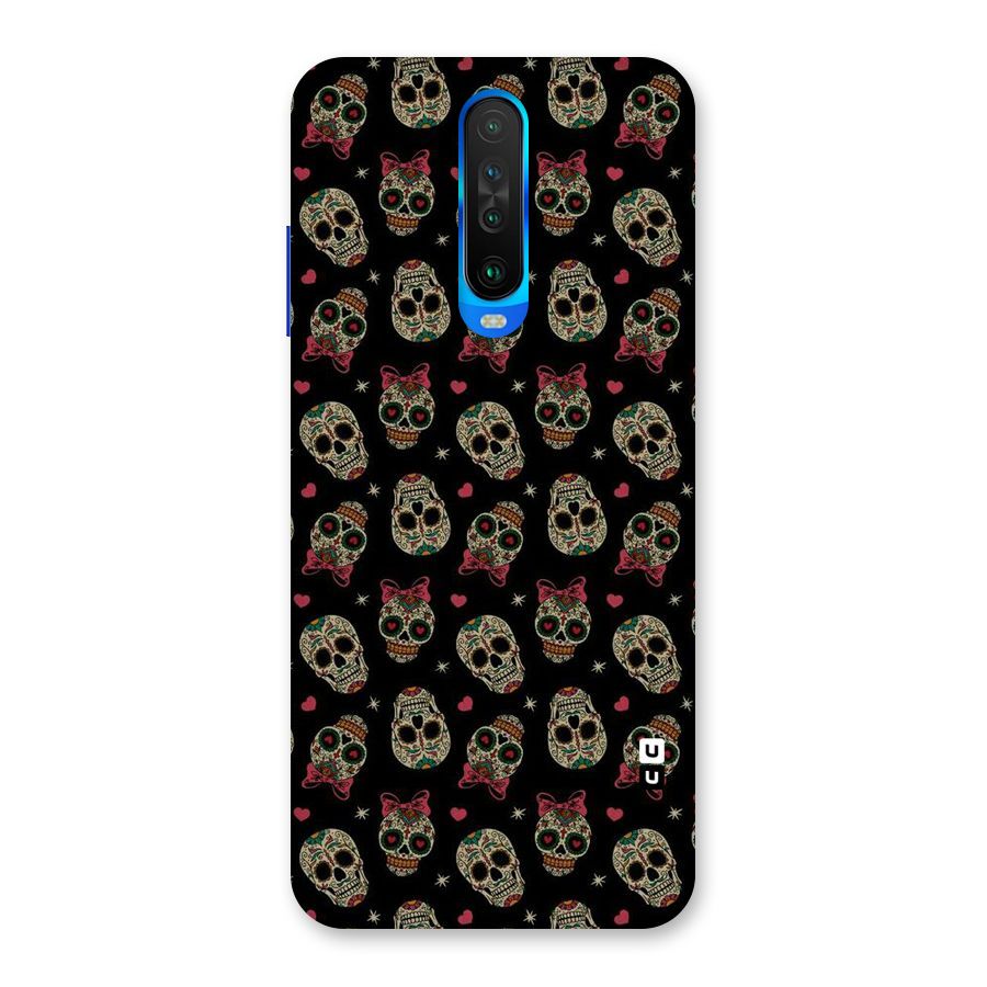 Skull Pattern Back Case for Poco X2