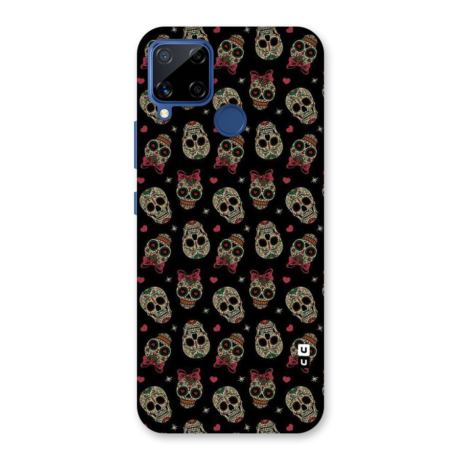 Skull Pattern Back Case for Realme C15