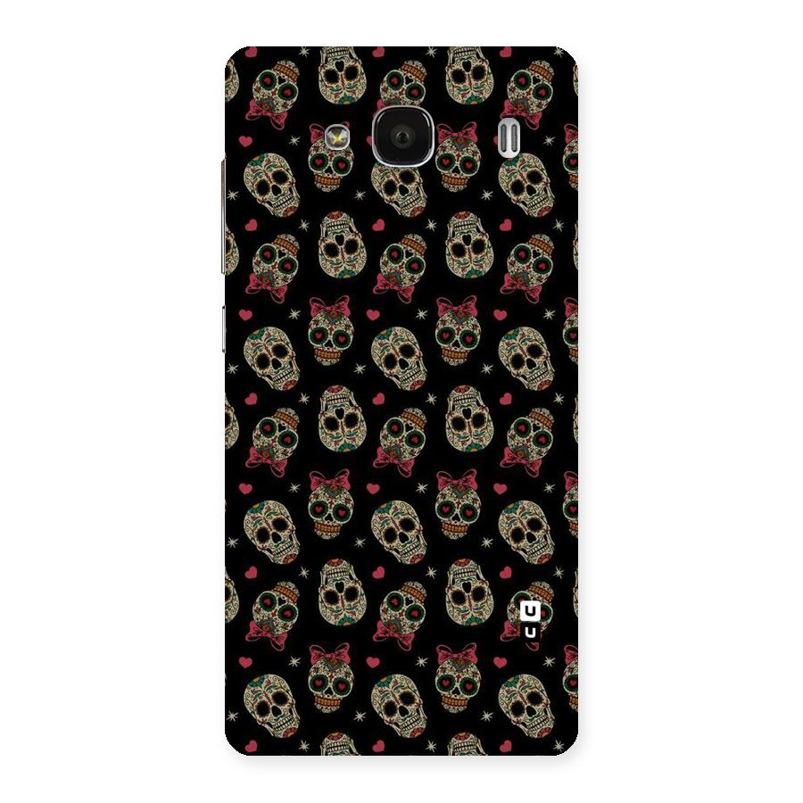 Skull Pattern Back Case for Redmi 2 Prime