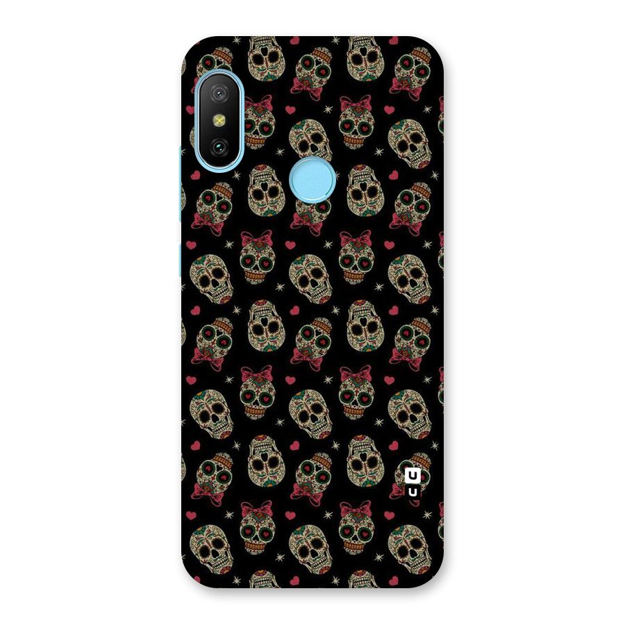 Skull Pattern Back Case for Redmi 6 Pro