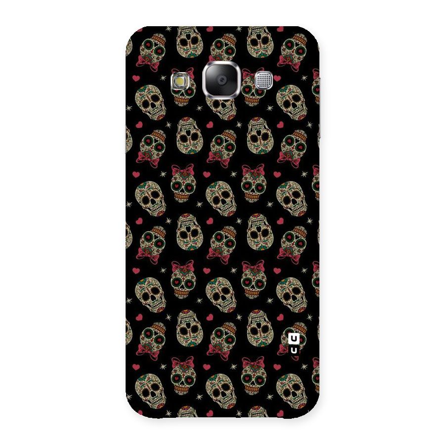 Skull Pattern Back Case for Samsung Galaxy E5