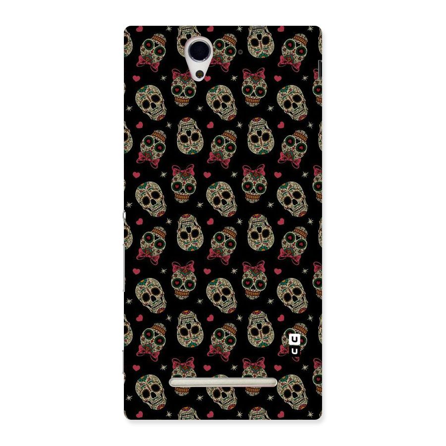 Skull Pattern Back Case for Sony Xperia C3