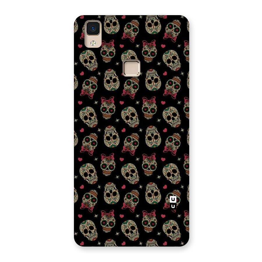 Skull Pattern Back Case for V3 Max
