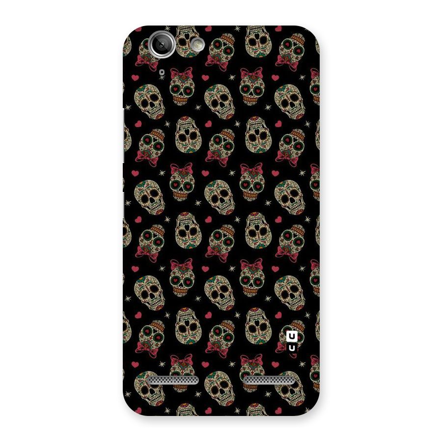 Skull Pattern Back Case for Vibe K5 Plus