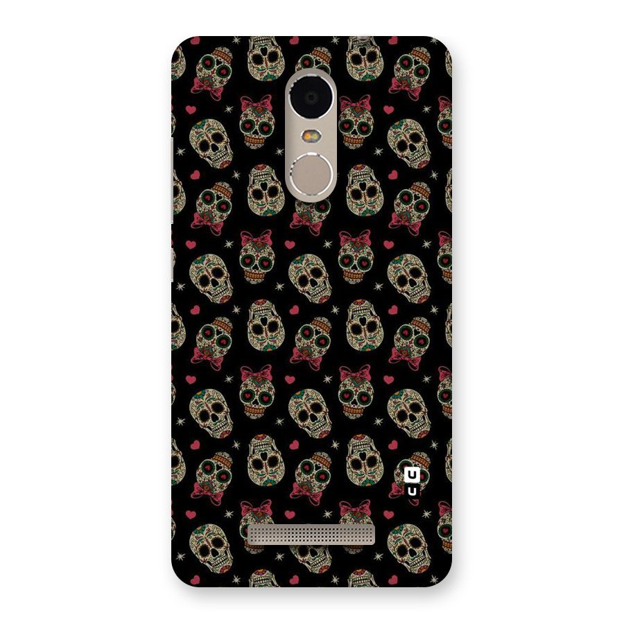 Skull Pattern Back Case for Xiaomi Redmi Note 3