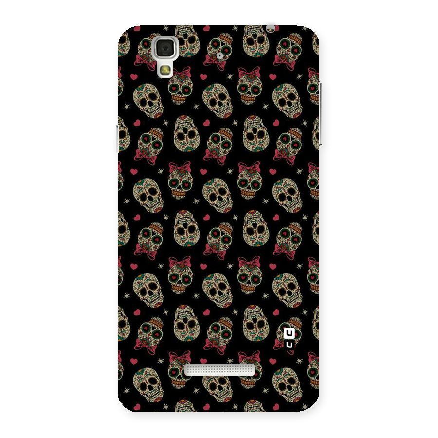 Skull Pattern Back Case for Yu Yureka