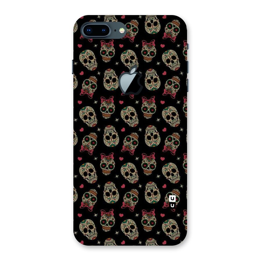 Skull Pattern Back Case for iPhone 7 Plus Apple Cut