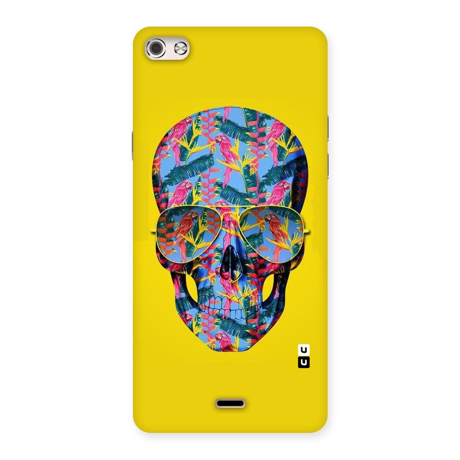 Skull Swag Back Case for Micromax Canvas Silver 5