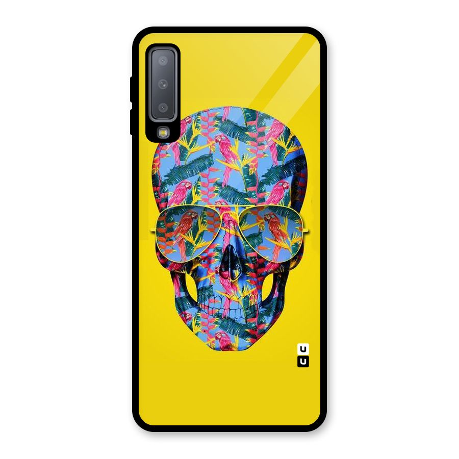 Skull Swag Glass Back Case for Galaxy A7 (2018)