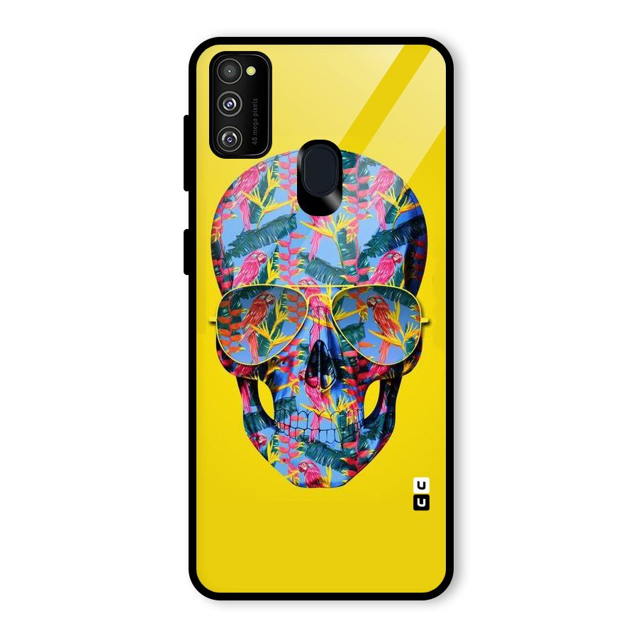 Skull Swag Glass Back Case for Galaxy M30s