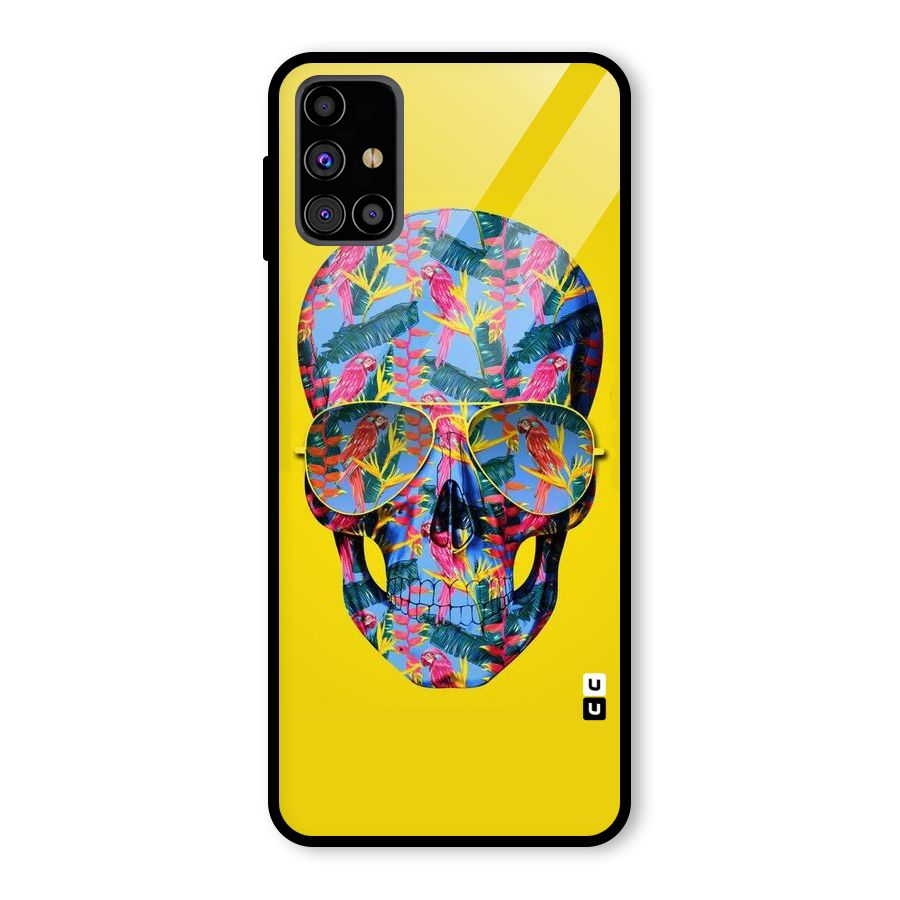 Skull Swag Glass Back Case for Galaxy M31s