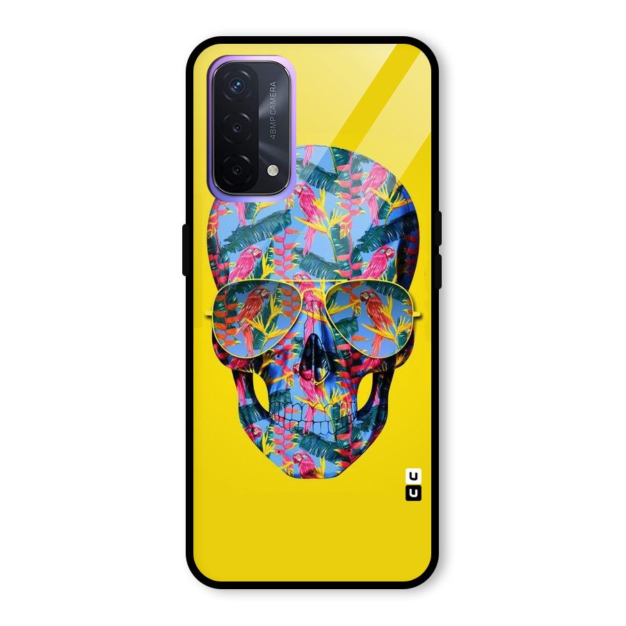 Skull Swag Glass Back Case for Oppo A74 5G