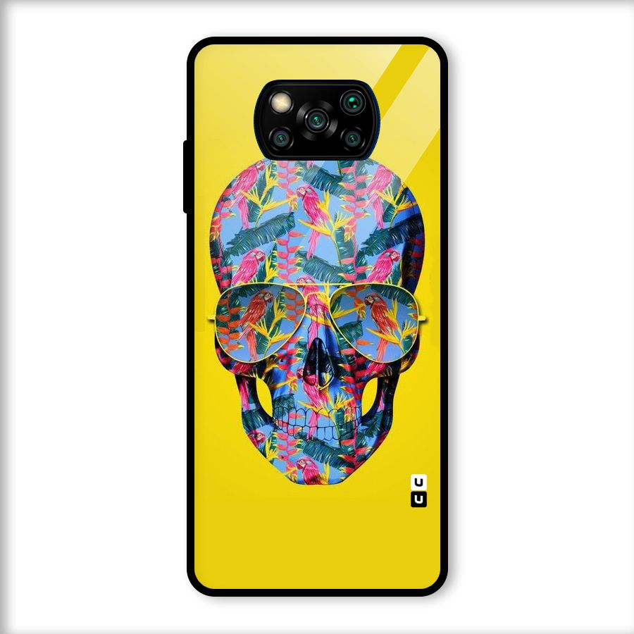 Skull Swag Glass Back Case for Poco X3