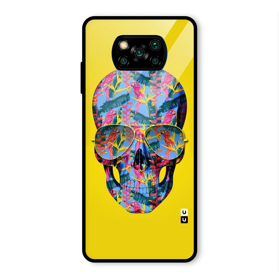 Skull Swag Glass Back Case for Poco X3 Pro