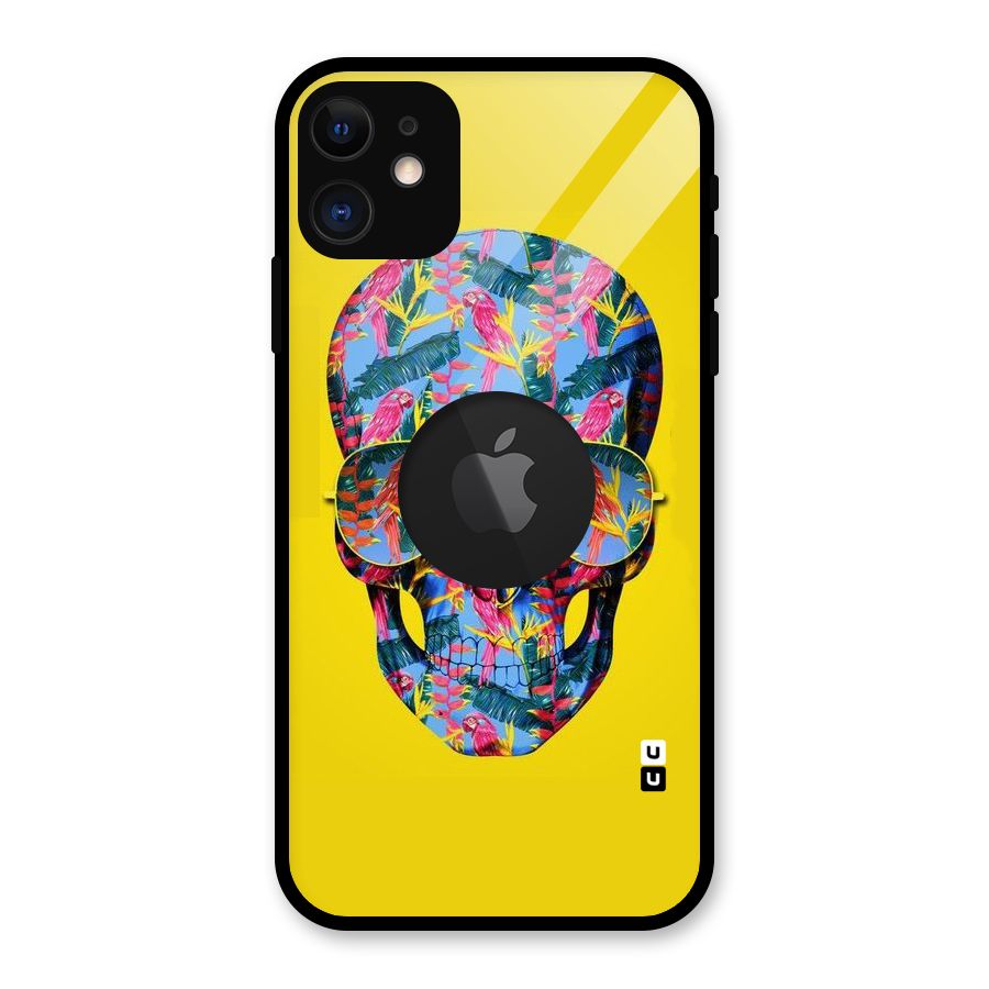 Skull Swag Glass Back Case for iPhone 11 Logo Cut