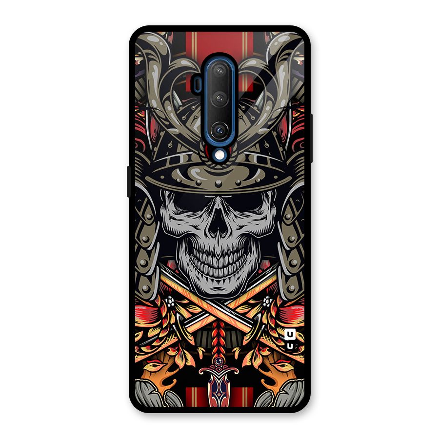 Skull Swords Snakes Glass Back Case for OnePlus 7T Pro
