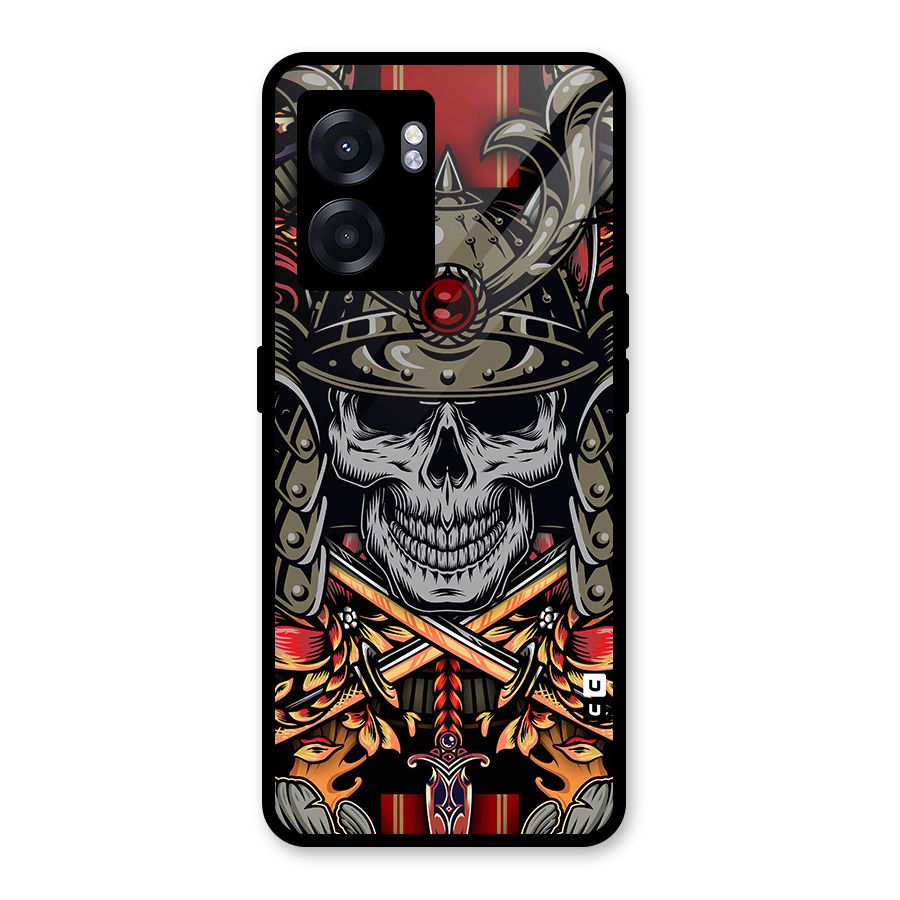 Skull Swords Snakes Glass Back Case for Realme Narzo 50 5G