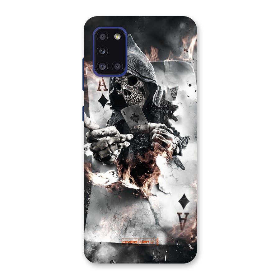 Skull with an Ace Back Case for Galaxy A31